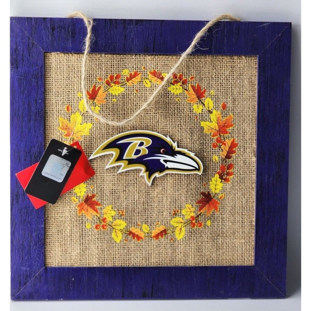 Baltimore Ravens Football Purple Framed Logo Collectible Memorabilia Novelty